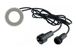 DL100 LED Deck Light - Round Trim - Warm White - Plug & Play