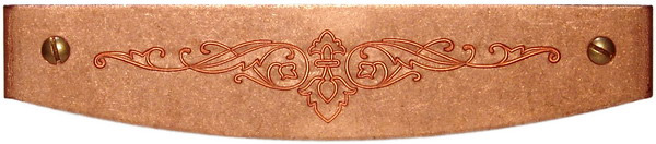 Wall Light Antiqued Copper Vignette